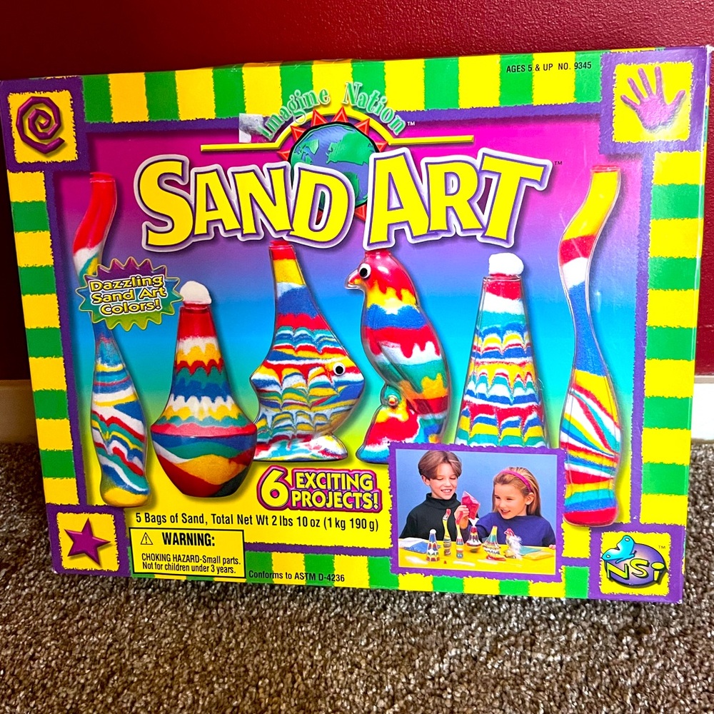 Sand Art 6 Piece Set